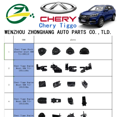 AUTODELAR Chery Tiggo 3 4 5 6 7 8 Pro produktkatalog